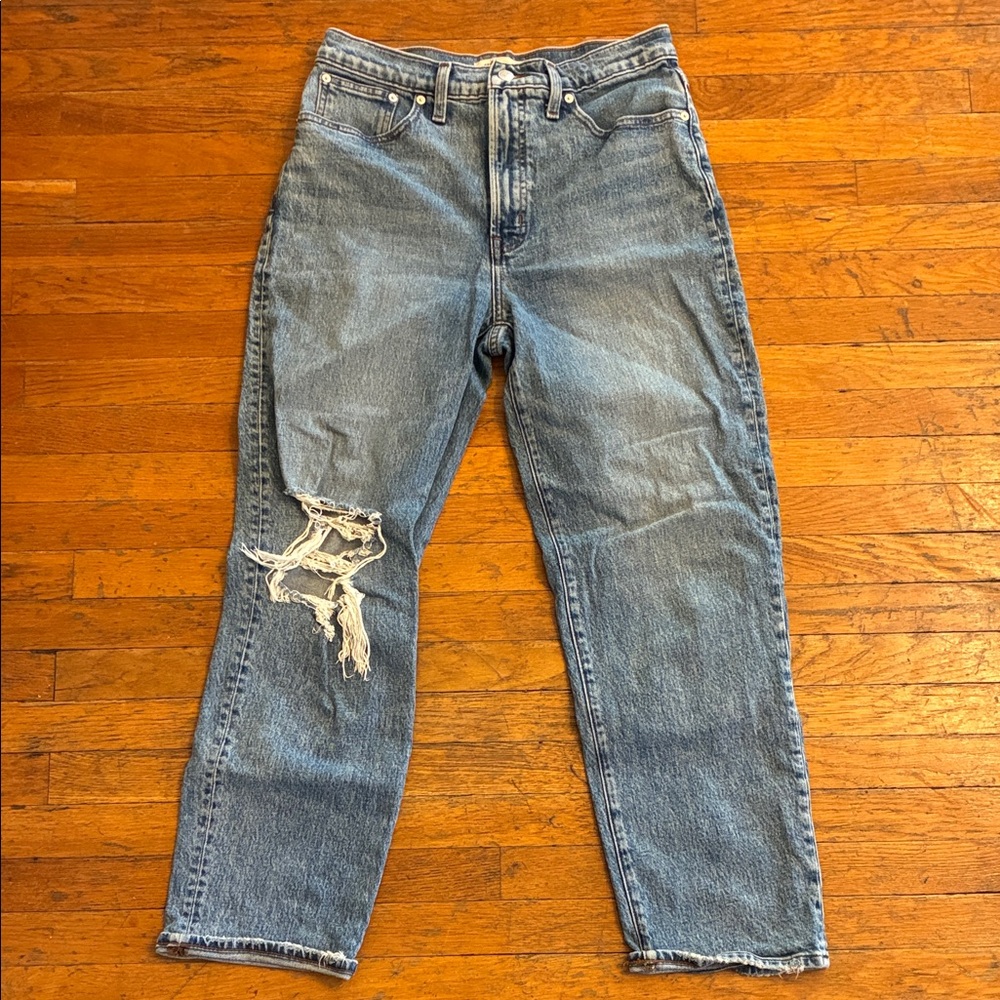 Madewell Perfect Vintage Straight Jeans - Picture 2 of 5